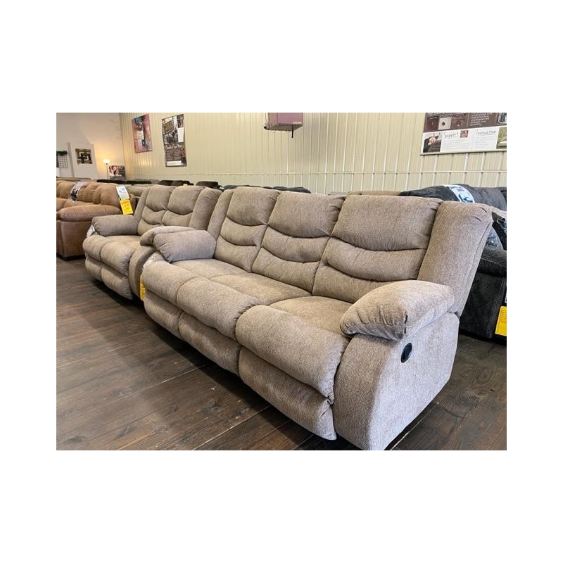 Signature Design by Ashley Reclining Sofa and Loveseat.