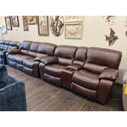 Cheyenne Leather Power Reclining Sofa and Loveseat.